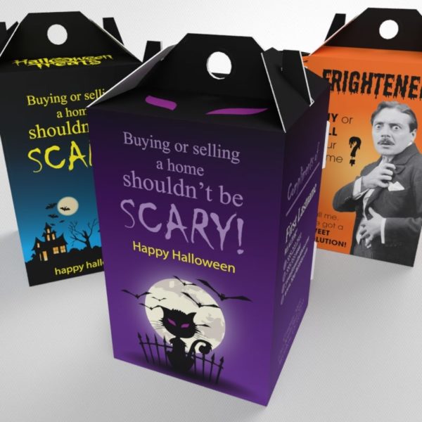 Personalized Halloween Candy Cartons