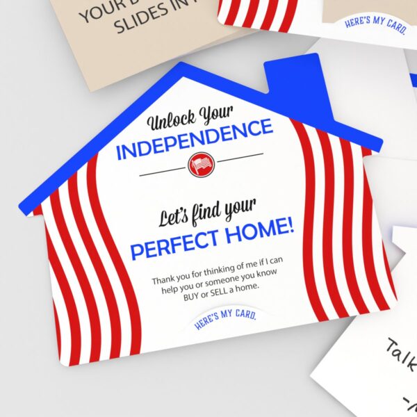 "Unlock Your Independence" BizCard Mailers - Pack of 24