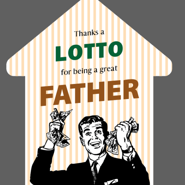 "Father's Day" Lotto Gift Tags