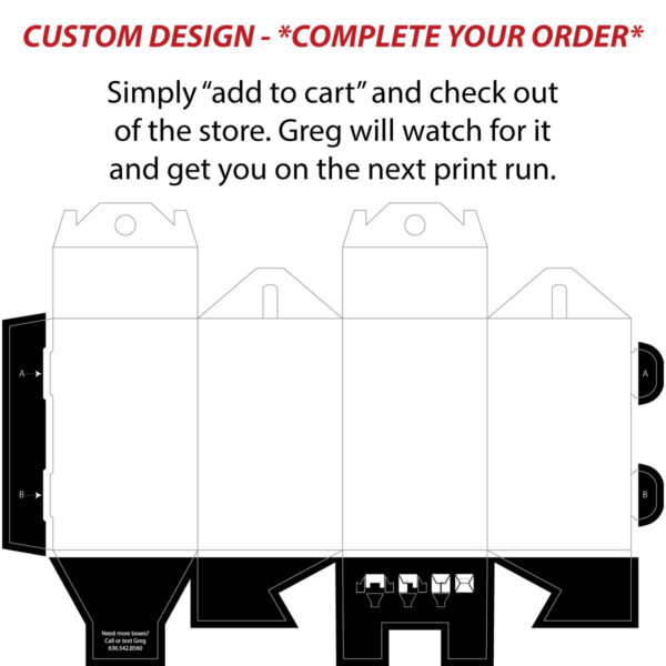 500 Custom Candy Cartons